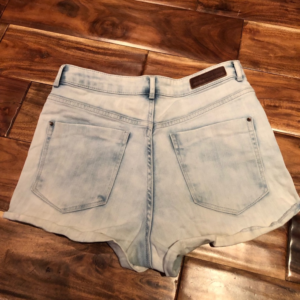 High waisted Zara jean shorts